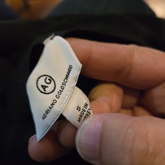 AG Cupro Strapless Midi Dress Black Size Small - Picture 5 of 12